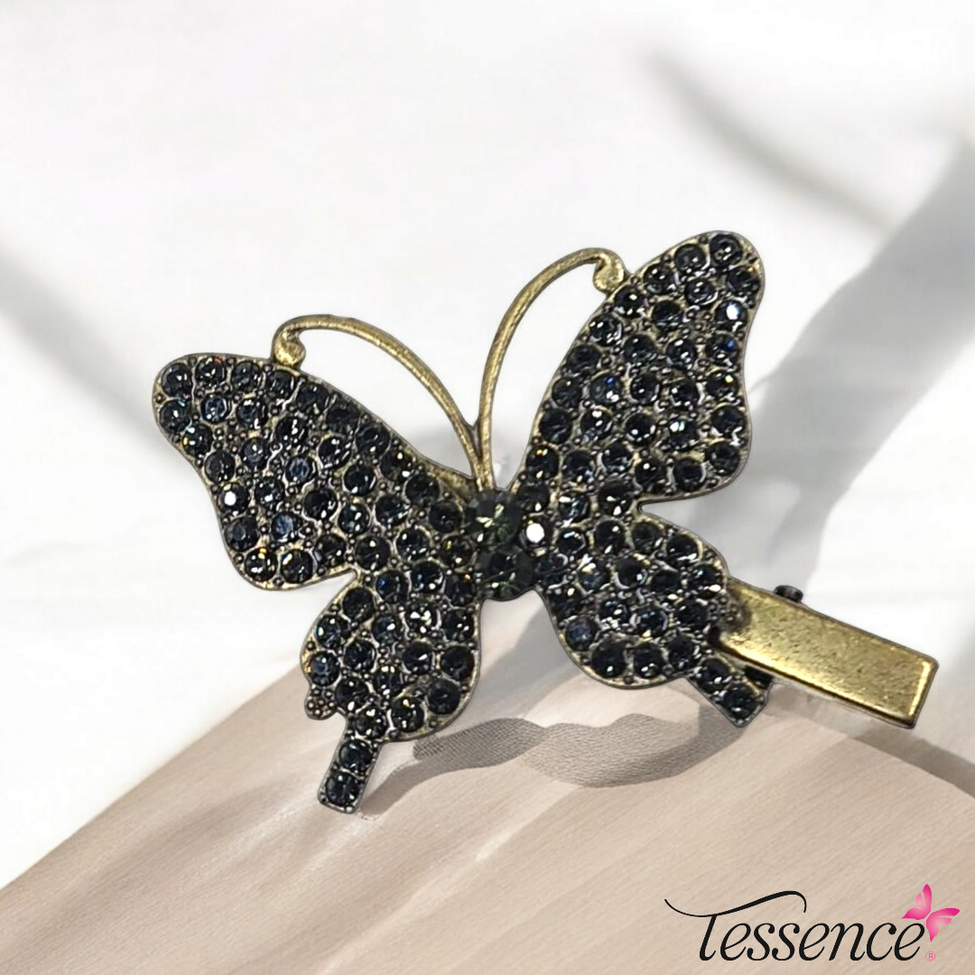 Crystal Butterfly Hair Clip
