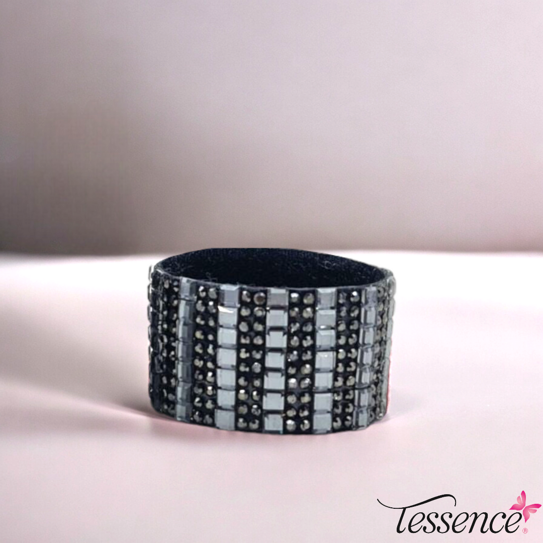 Rhinestone Ponytail Cuff