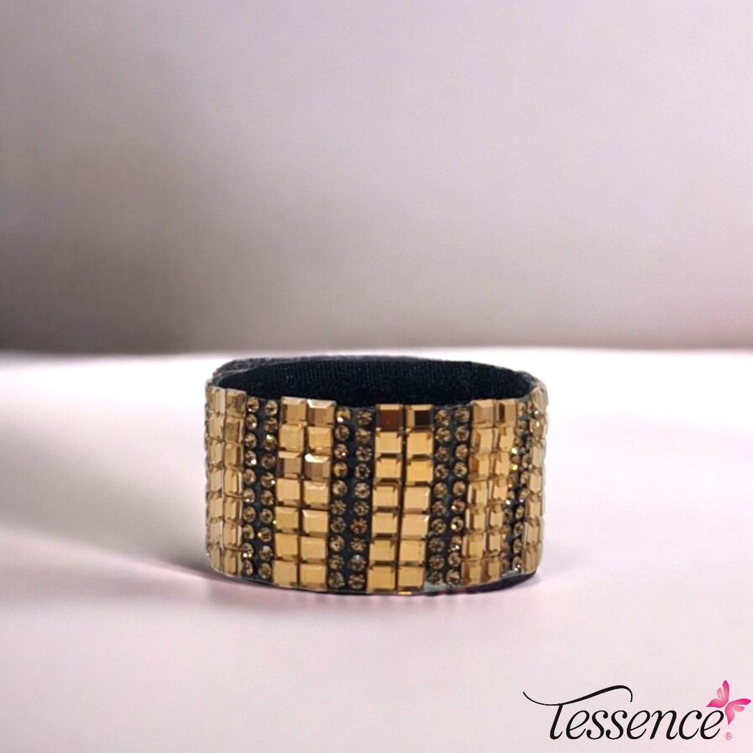 Rhinestone Ponytail Cuff