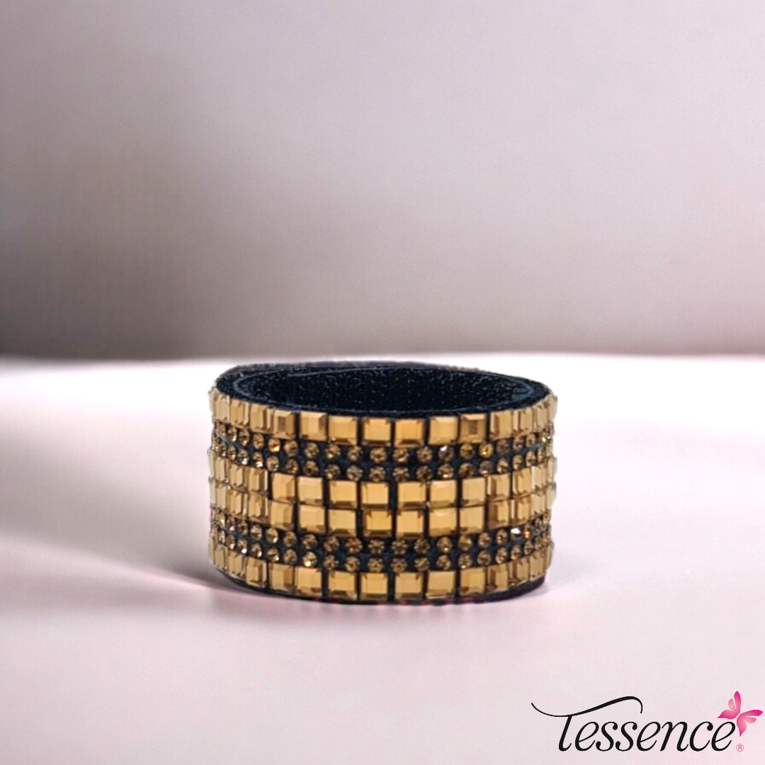 Rhinestone Ponytail Cuff