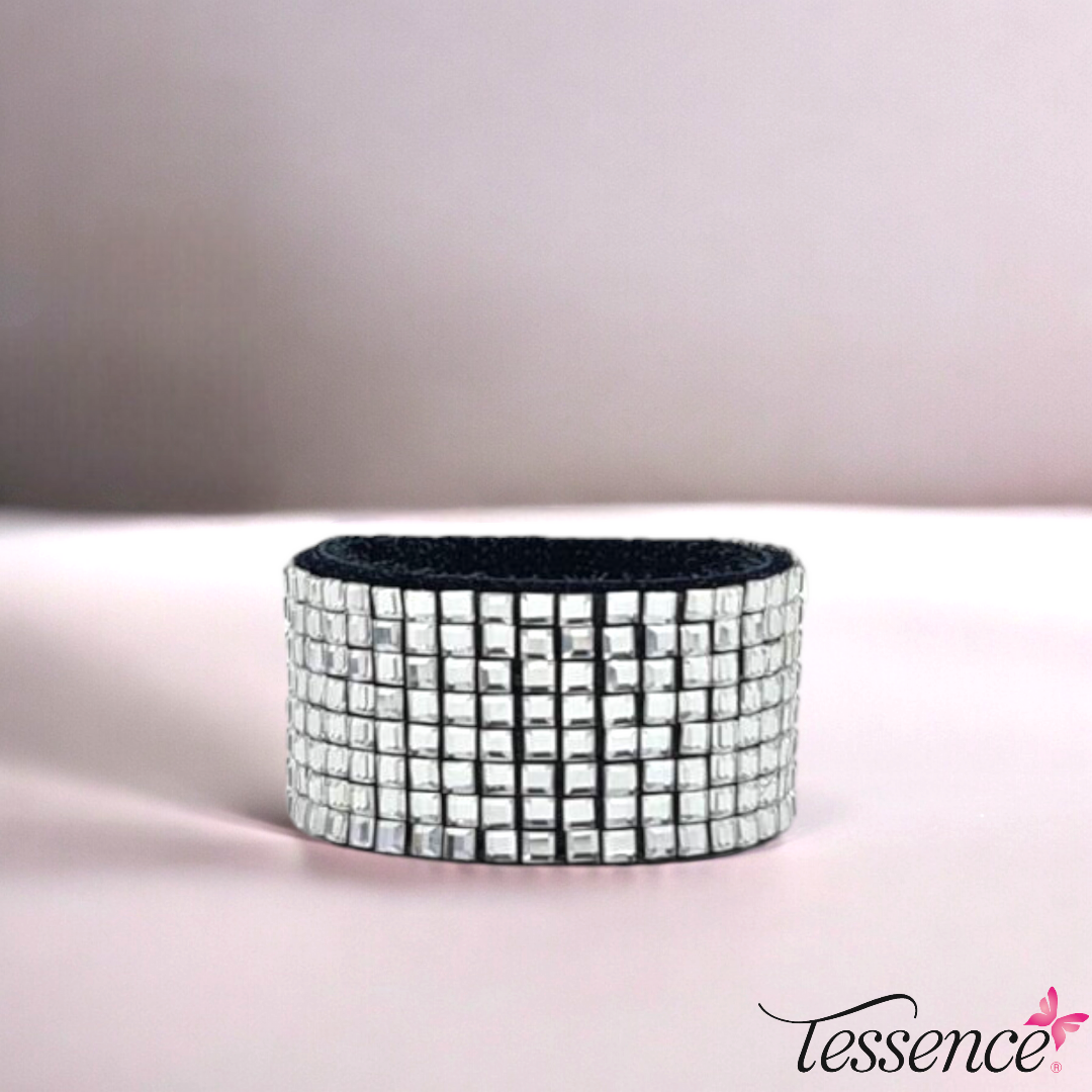 Rhinestone Ponytail Cuff