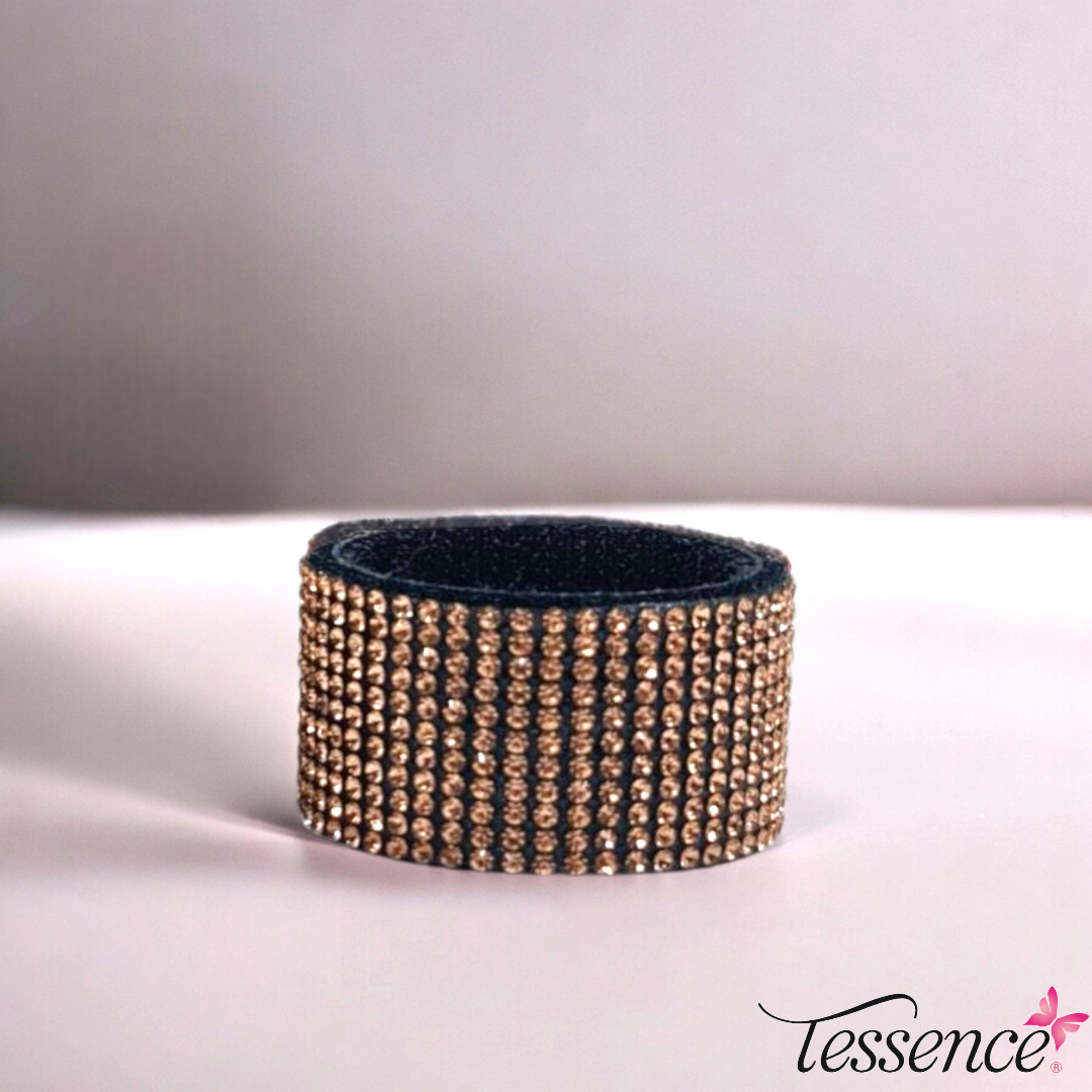 Rhinestone Ponytail Cuff