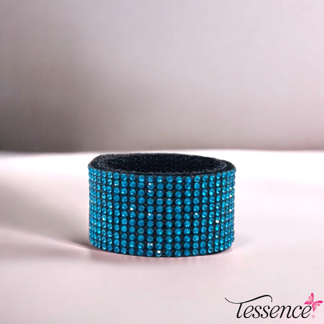 Rhinestone Ponytail Cuff