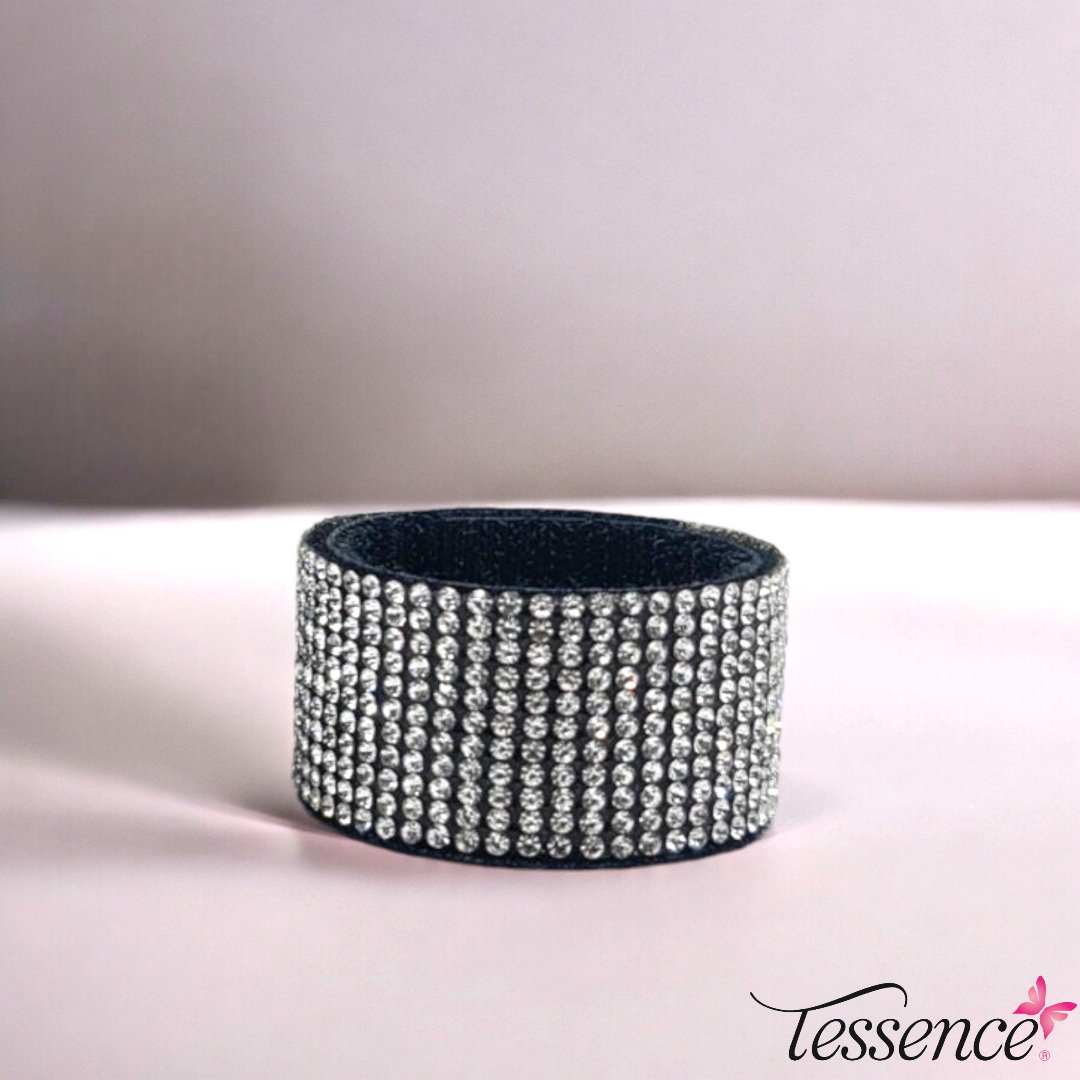 Rhinestone Ponytail Cuff