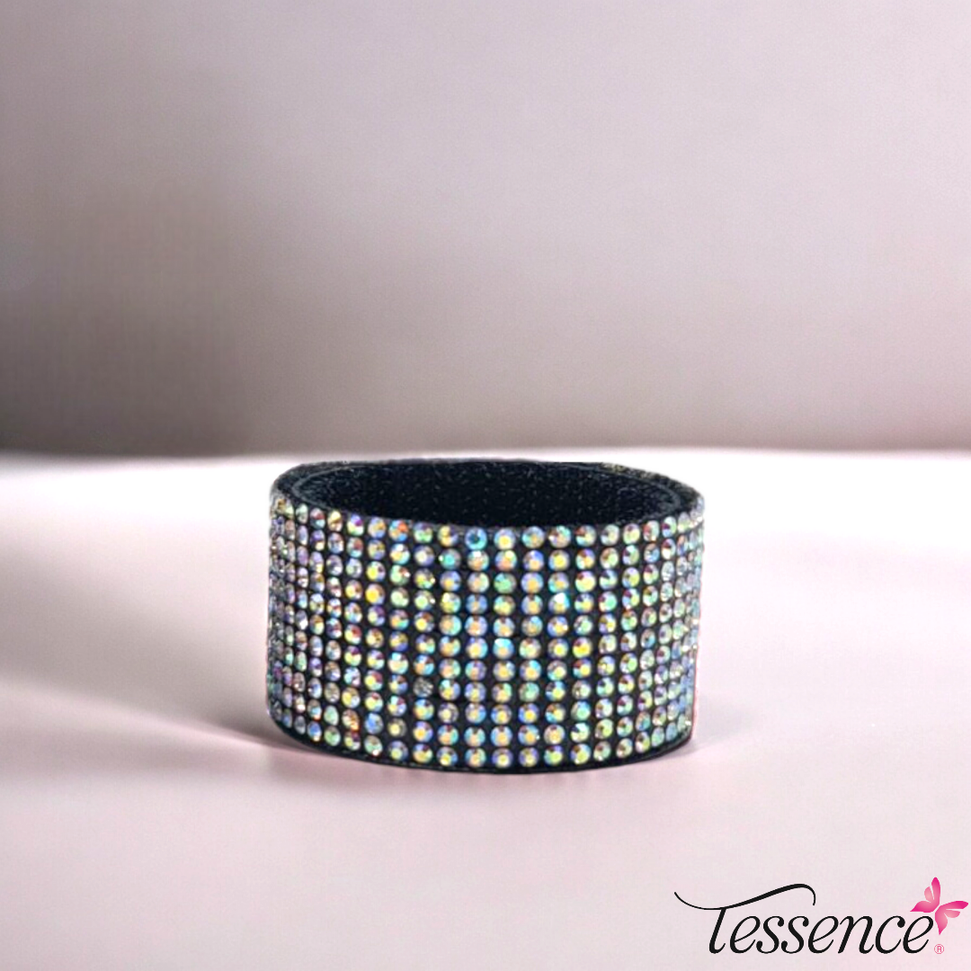 Rhinestone Ponytail Cuff