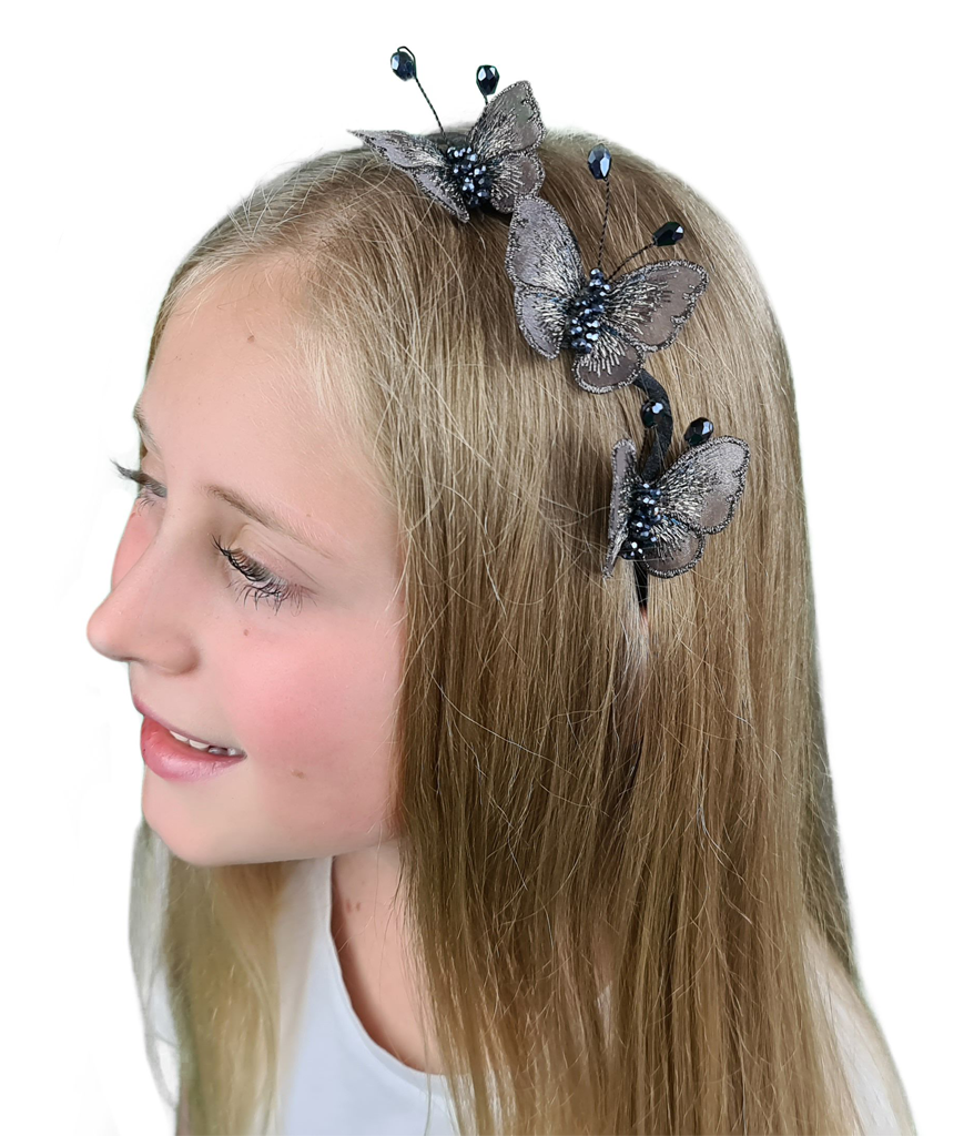 Butterfly Satin Headband