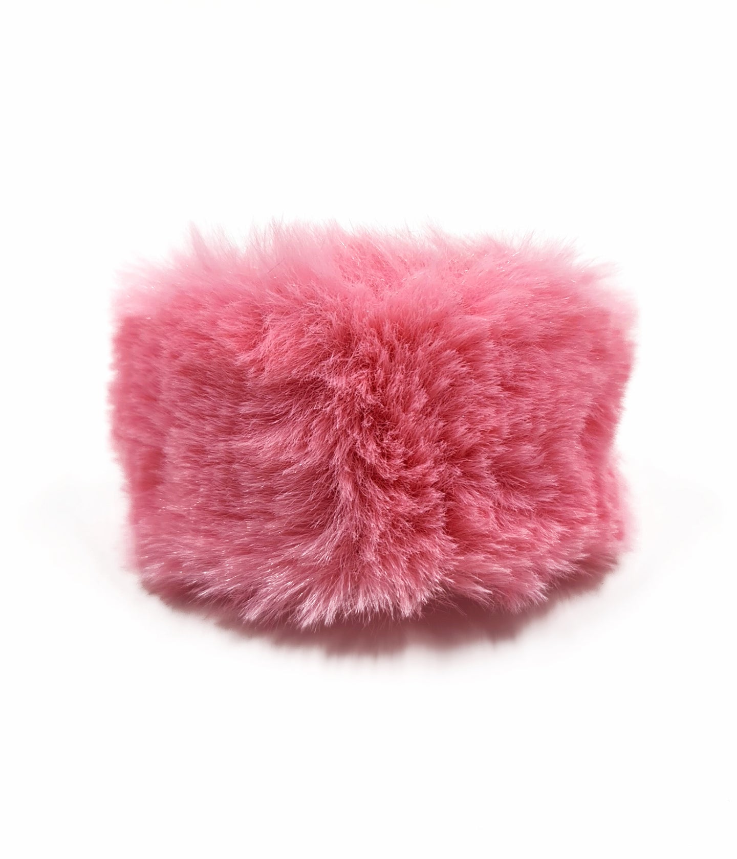 Pink Fluffy Ponytail Half Cuff Product Image