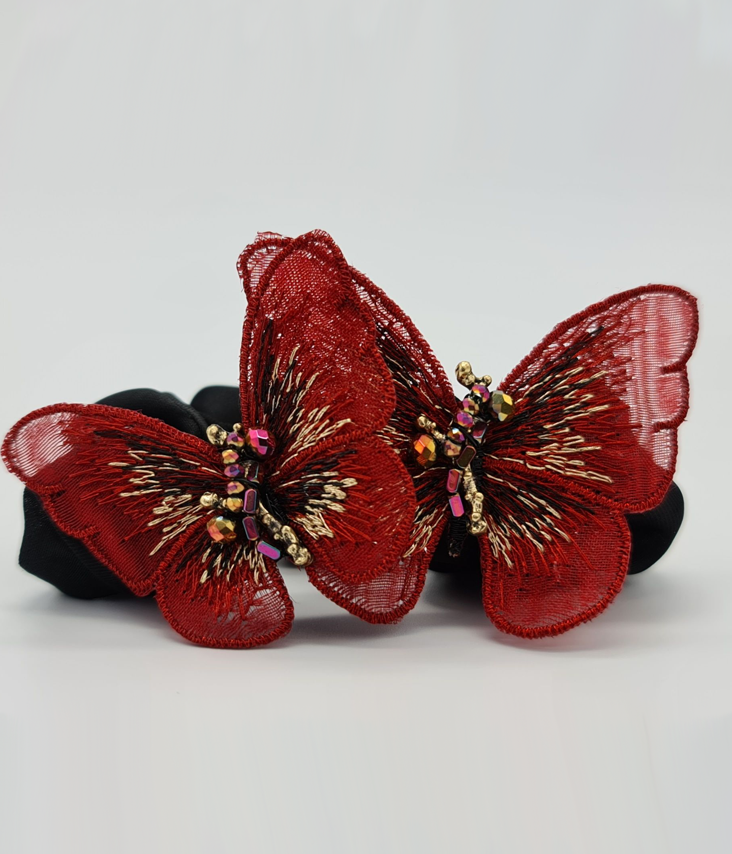Red Black Scrunchie Product Image