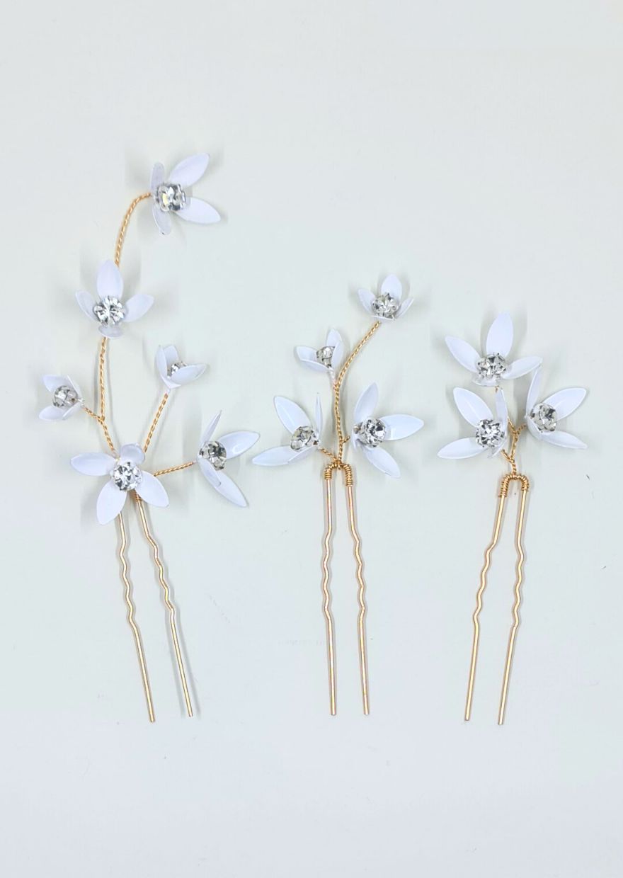 Flower Hair Pins