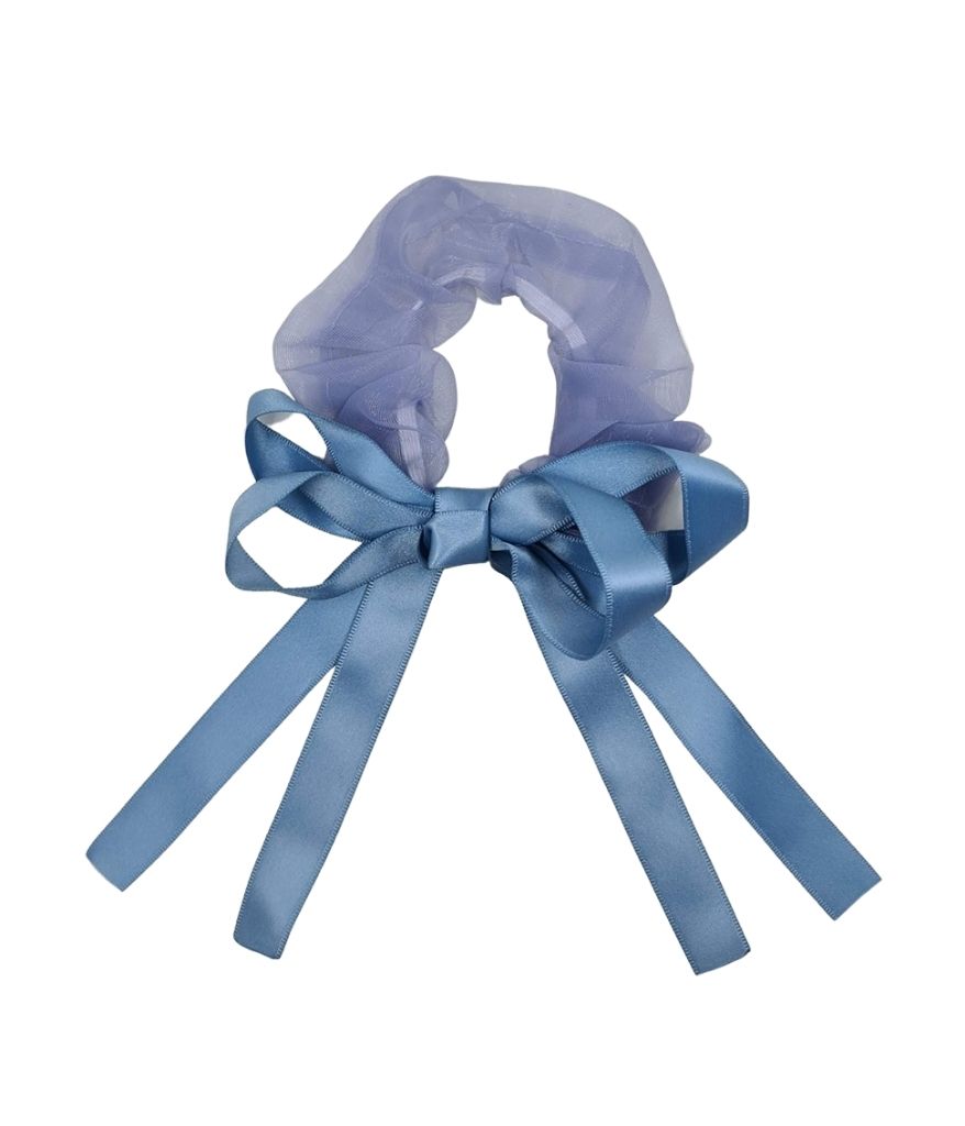 Ribbon Bow Organza Scrunchie | Gift Pack 5