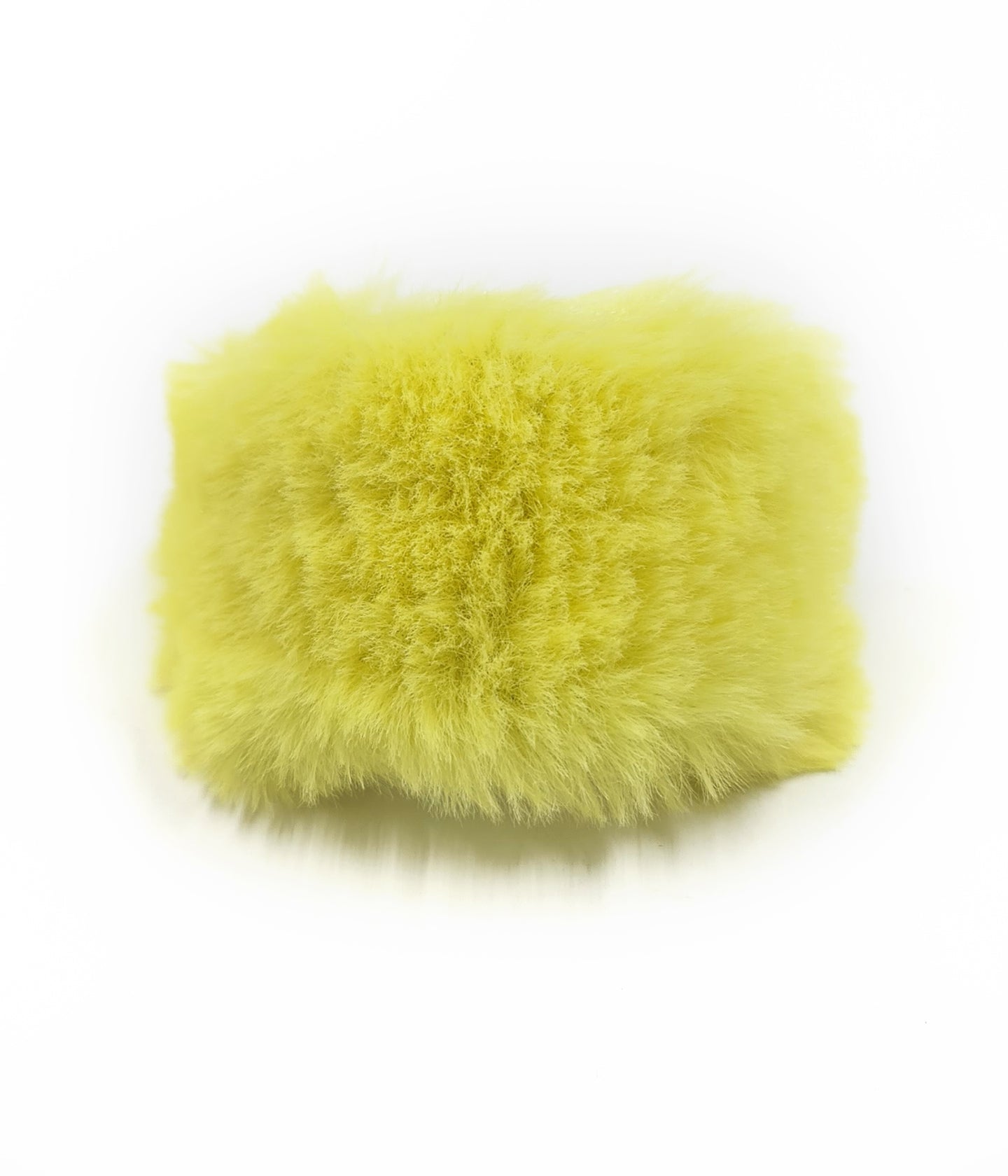 Yellow Fluffy Ponytail Half Cuff Product Image